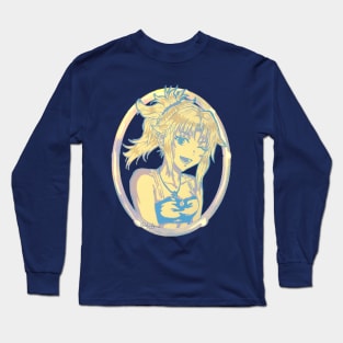 Lemon Gradient Mordred (FGO) Long Sleeve T-Shirt